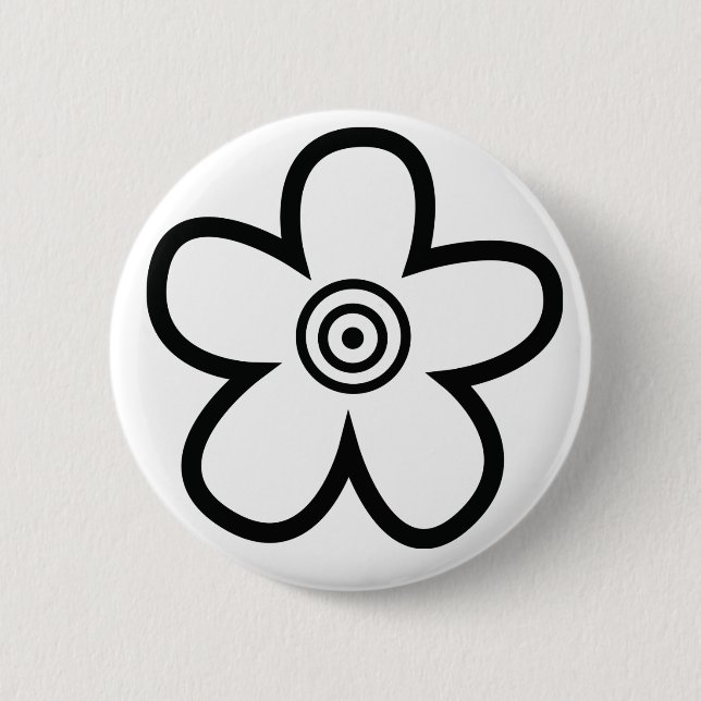 fiore 6 cm round badge (Front)
