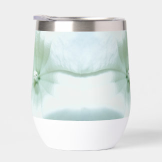 Fiore Bianco Stainless Steel Wine Tumbler