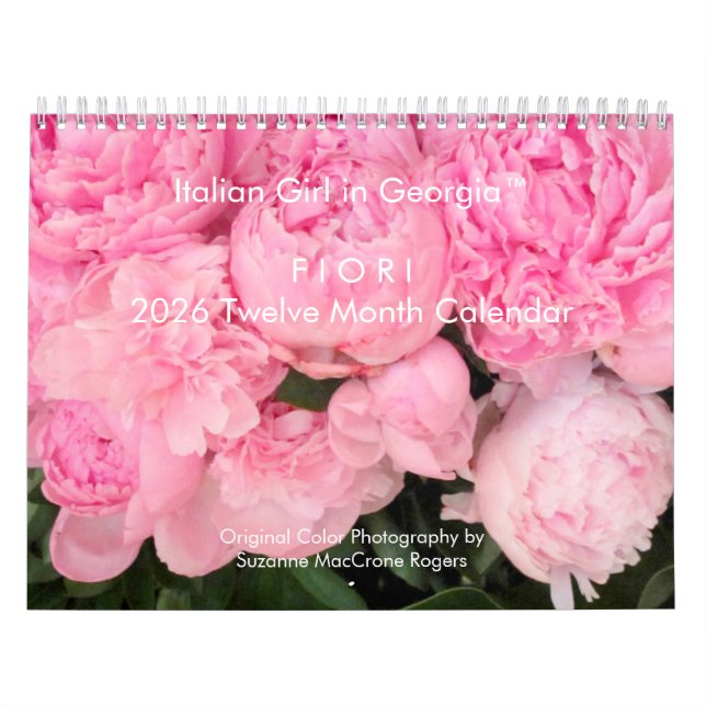 Fiori 2026 Photo Calendar - Botanicals & Blooms (Cover)