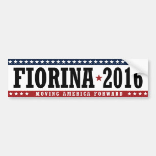 Fiorina 2016 Moving America Forward Bumper -.png Sticker