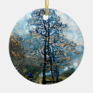 FIR TREE CERAMIC TREE DECORATION