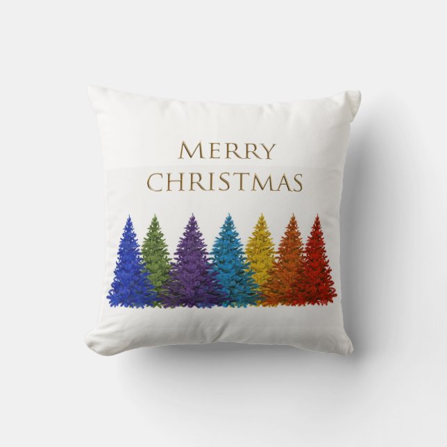 Fir Tree Christmas Cushion (Front)