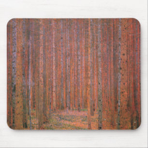 Fir Tree Forest (by Gustav Klimt) Mouse Pad
