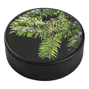 Fir tree hockey puck