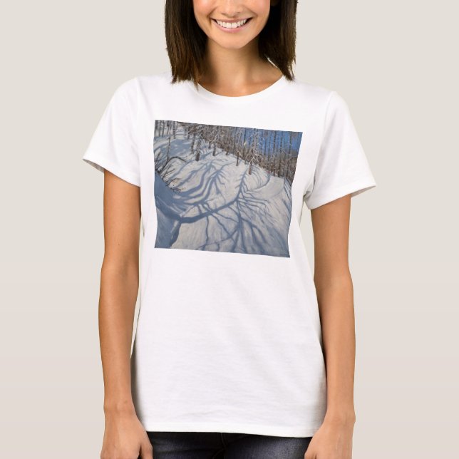 Fir Tree Shadows Tignes 2009 T-Shirt (Front)