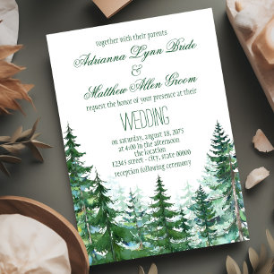 Fir Tree Wedding Invitations
