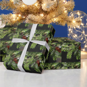 Fir tree wrapping paper