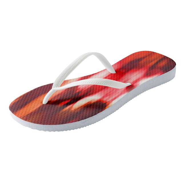 Fire Abstract Jandals (Angled)