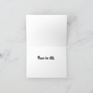 Fire Agave Peace Folded Card