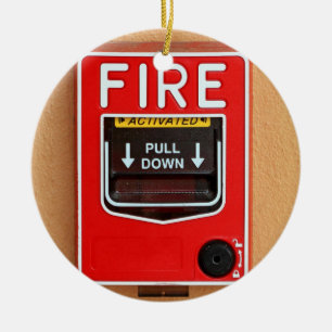 Fire Alarm Handle Ceramic Tree Decoration
