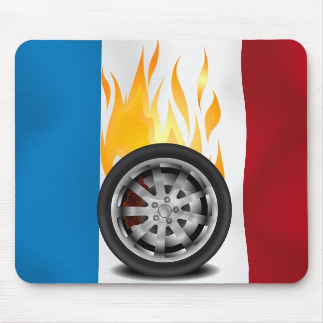 Fire, Alloy - France Mouse Pad (Front)