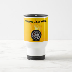 Fire, Alloy Travel Mug