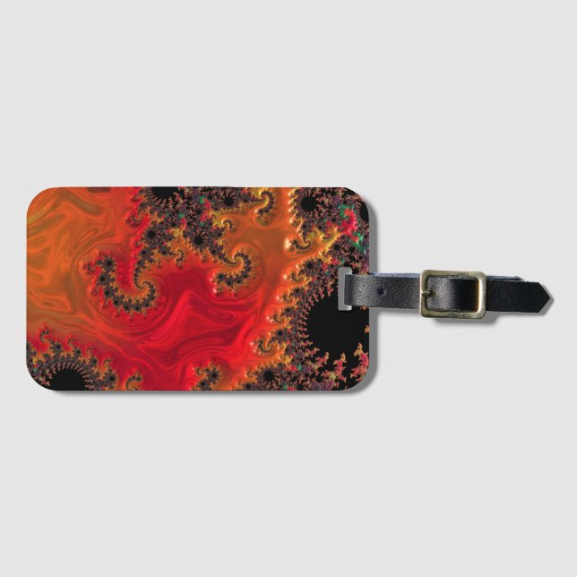 Fire and Beauty Luggage Tag (Front Horizontal)