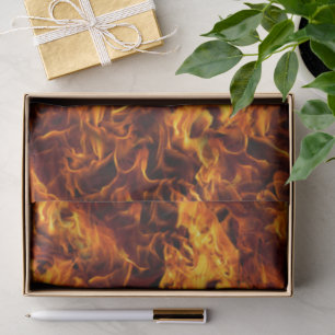 Fire and Flame Pattern Tissue Paper
