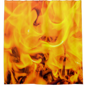 Fire And Flame Shower Curtain