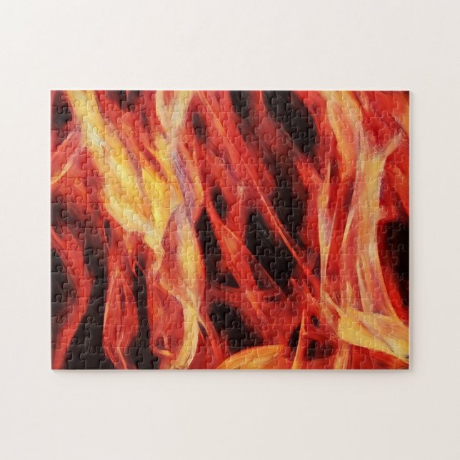 Fire and Flames Art Puzzle (Horizontal)
