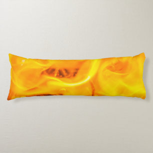 Fire and flames body cushion