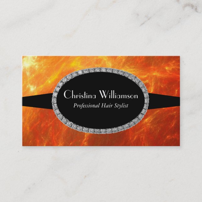 Fire and Flames Business Card (Front)
