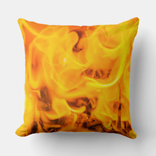 Fire and flames cushion