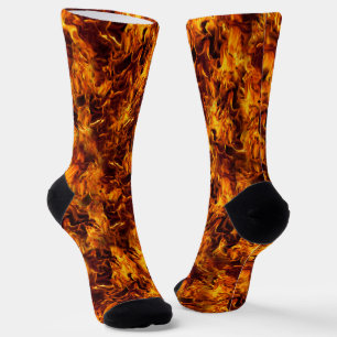Fire and Flames Halloween  Socks