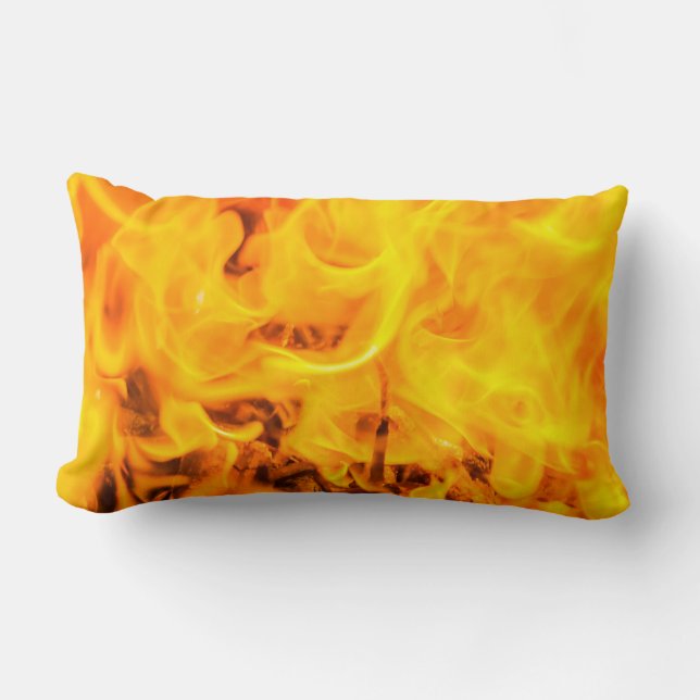 Fire and flames lumbar cushion (Front)