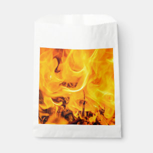 Fire And Flames Pattern Favour Bags