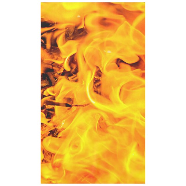 Fire And Flames Tablecloth (Front)