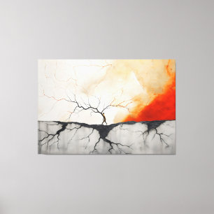 Fire and Ice and Almost nothing nice 3 Canvas Print