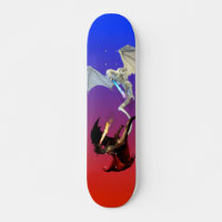 Fire and Ice Dragon Battle Flying Beast