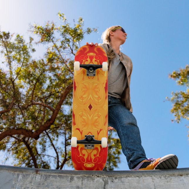 Fire and Ice Skateboard (Outdoor 1)