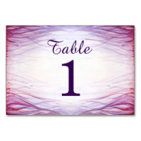 Fire and Ice Wedding Table Cards - Fire