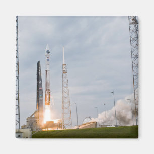 Fire and smoke signal the liftoff magnet