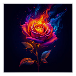 Fire and the Rose Poster
