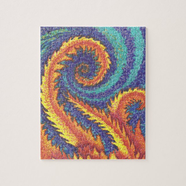"FIRE AND WATER"  JIGSAW PUZZLE (Vertical)