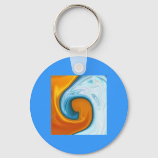 fire and water key ring