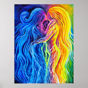 Fire and water poster