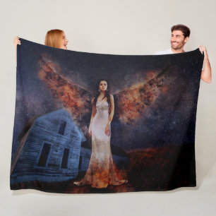 FIRE ANGEL FLEECE BLANKET