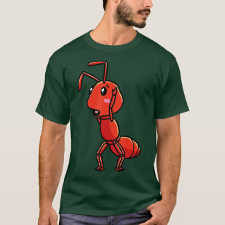 Fire Ant Red Ant Emoticon Boys Girls Kids Entomolo T-Shirt