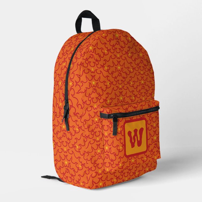 Fire Arches Printed Backpack (Back Corner Left)