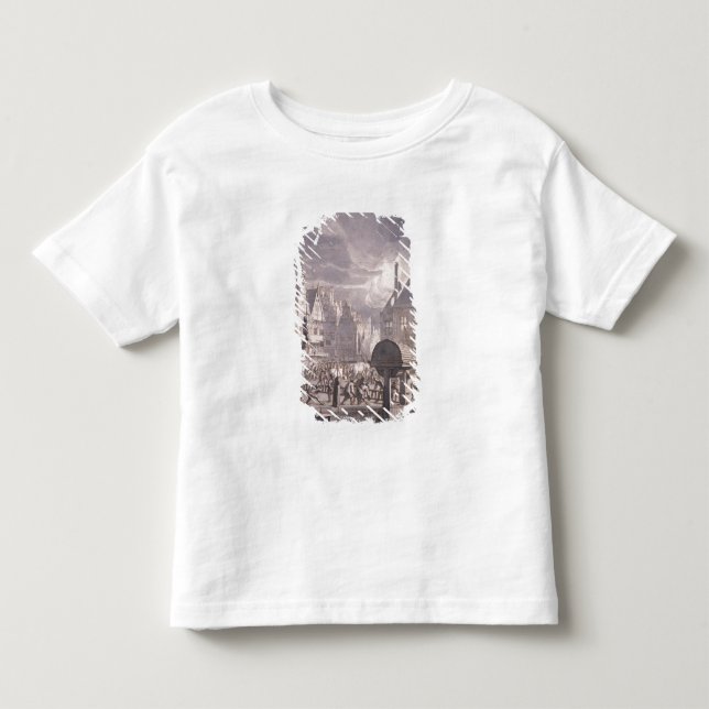 Fire at the Old Town Hall in Amsterdam Toddler T-Shirt (Front)