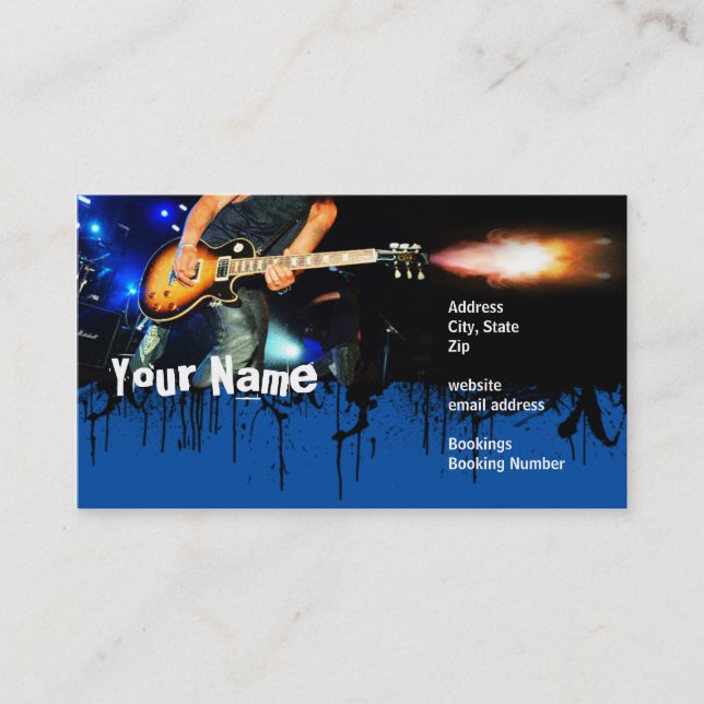 Fire At Will Business Card (Front)