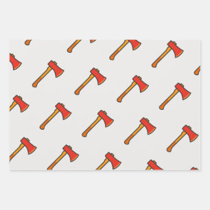 Fire Axe Party Gift Wrap