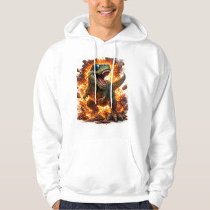 Fire Blast Dinosaur 3D Graphic T-Shirt   Bold Stre Hoodie
