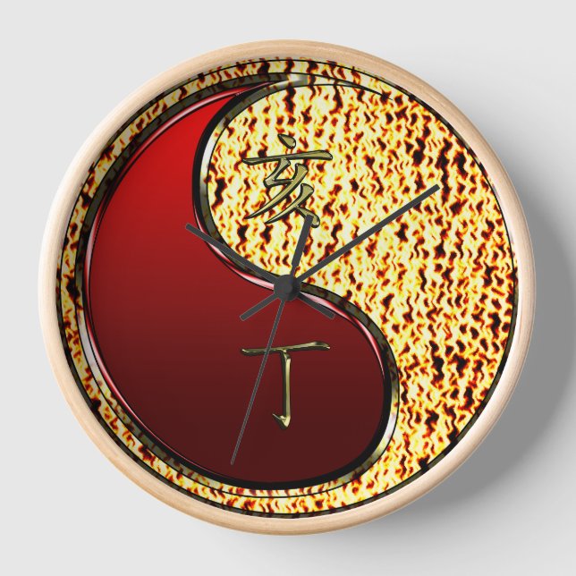 Fire Boar Clock (Front)