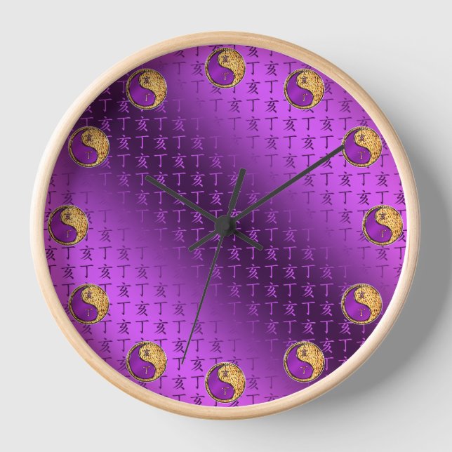 Fire Boar Clock (Front)