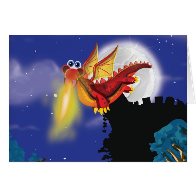 Fire Breathing Dragon (Front Horizontal)