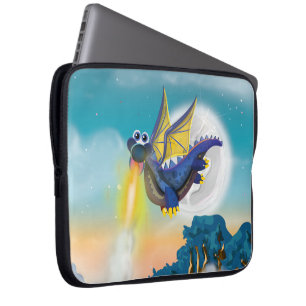 Fire Breathing Dragon Laptop Sleeve