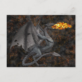 Fire-Breathing Dragon Postcard