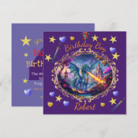 Fire Breathing Dragon Royal Prince Birthday