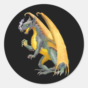 Fire Breathing Dragon Sticker